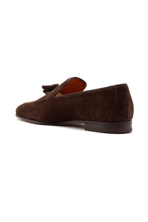 Brown suede leather loafer BERWICK 1707 | 5782173